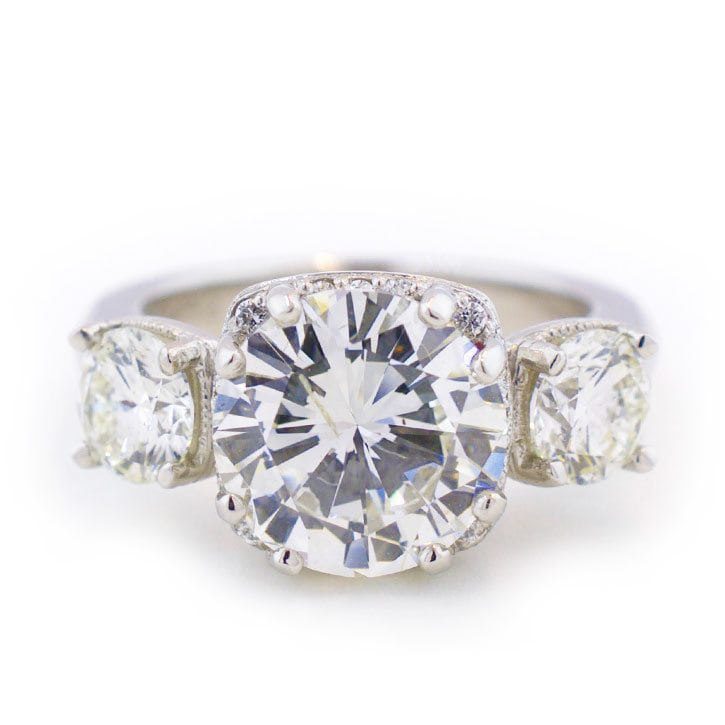 Three Carat Diamond Engagement Ring