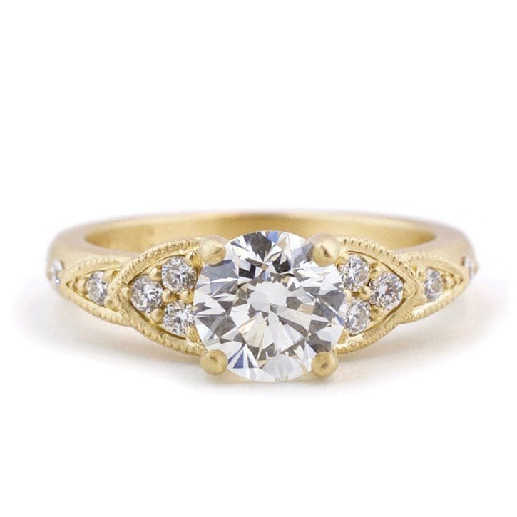 The Lauren Ring, inspired by the Claddagh Irish symbol and custom made by Abby Sparks Jewelry.