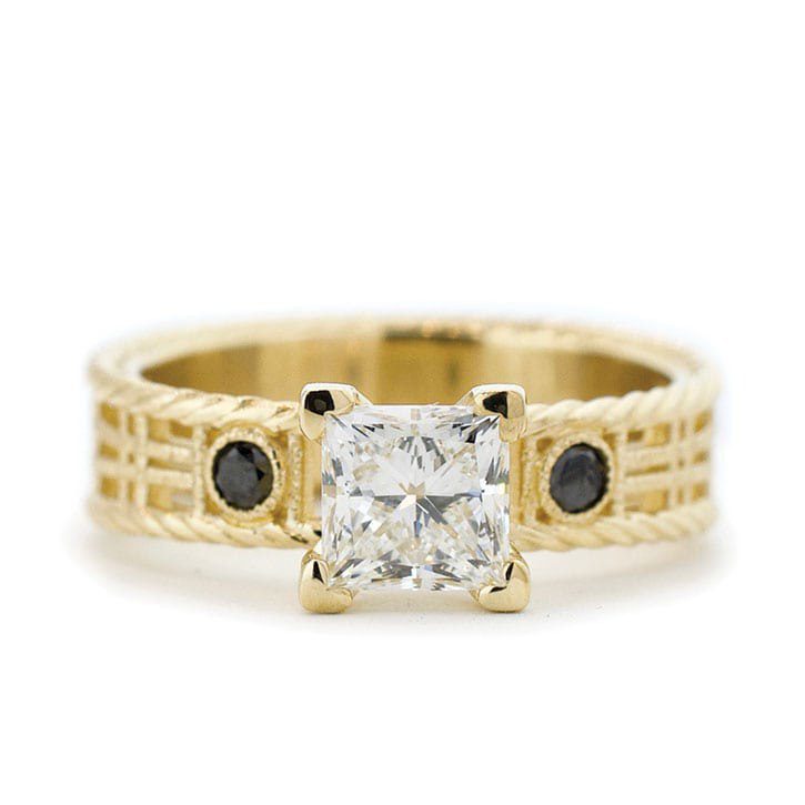 Twist Engagement Ring