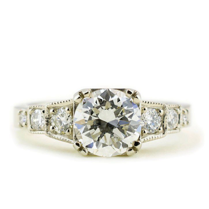 7 Stone Engagement Ring