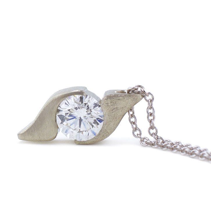 White Gold Diamond Necklace