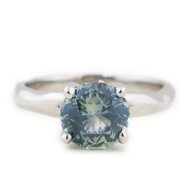 Mermaid Sapphire Engagement Ring