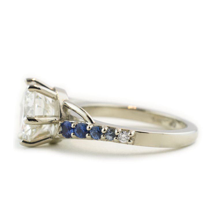 Ombre diamond ring sales