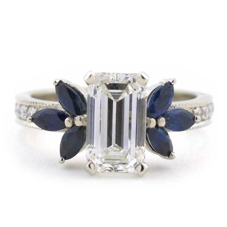 VINTAGE SAPPHIRE AND DIAMOND RING – 50 Henley St Diamond and Watch  Merchants Ltd