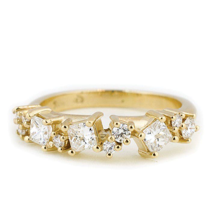 Diamond Cluster Ring