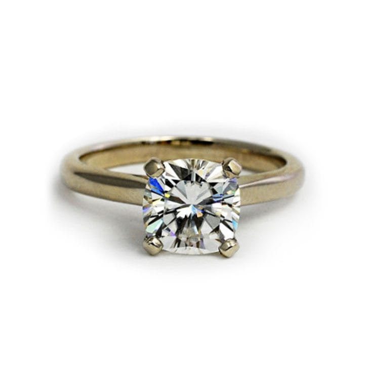 Conflict Free White Gold Solitaire Diamond Ring