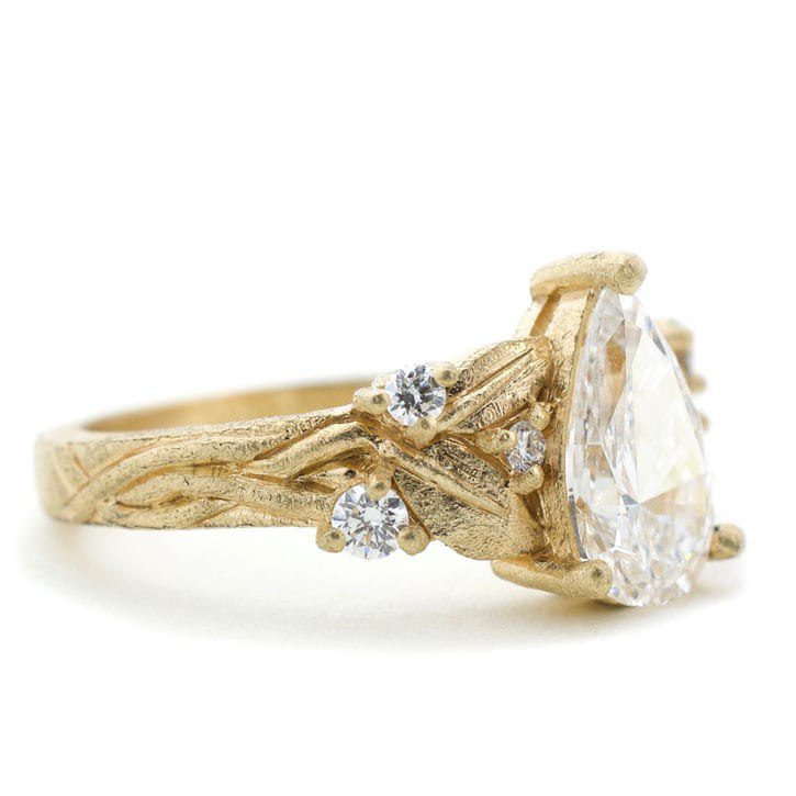 Nature themed deals engagement rings