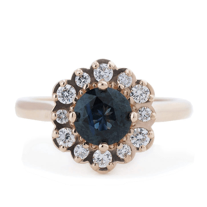 custom-prong-set-engagement-ring-rose-gold-sapphire-floral-emily