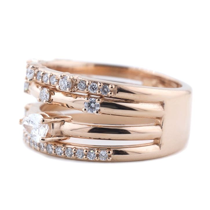 MULTI-BAND DIAMOND RING | Abby Sparks Jewelry