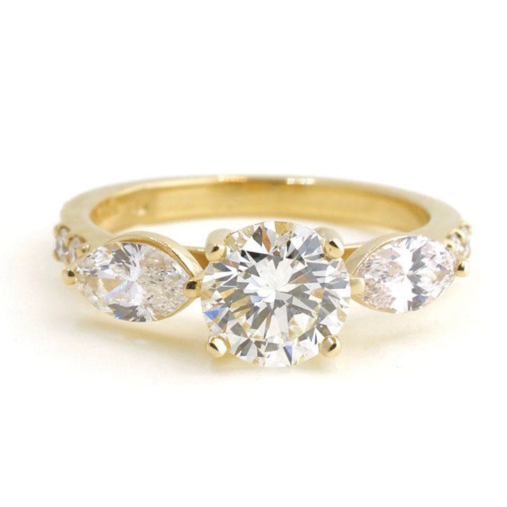 Heirloom Stone Yellow Gold Engagement Ring