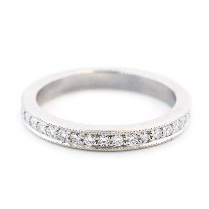 Platinum Repurposed Diamond Wedding Ring