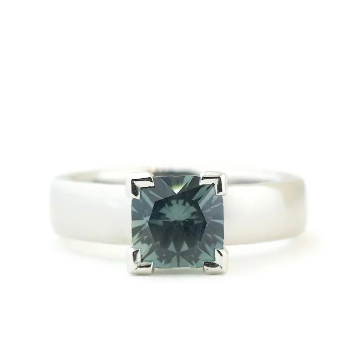 Sapphire Solitaire Engagement Ring