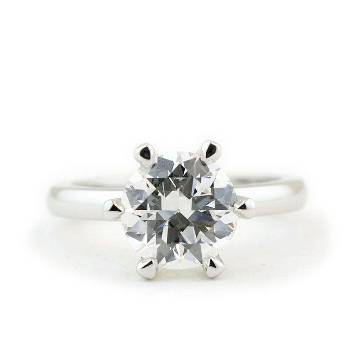 Round Diamond Solitaire Engagement Ring