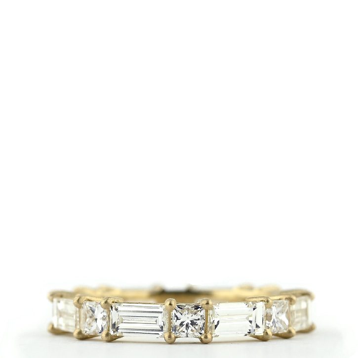 Geometric Infinity Wedding Band