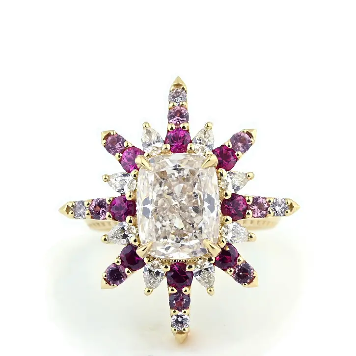 Diamond Starburst Ring
