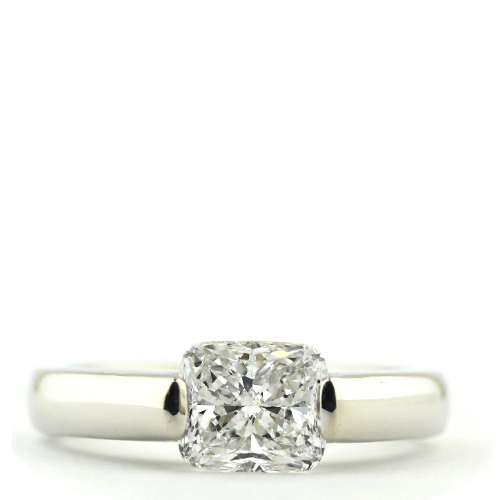 Diamond Tension Set Engagement Ring
