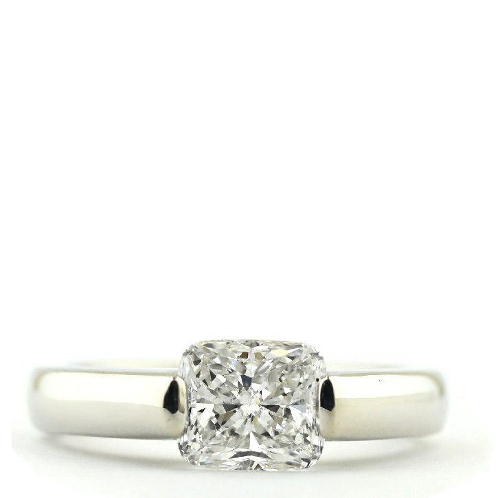 3/4 Carat Tension-Set Style Diamond Engagement Ring