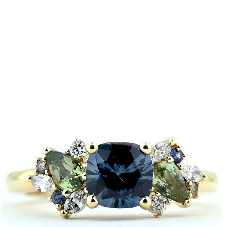 Cushion cut clearance montana sapphire
