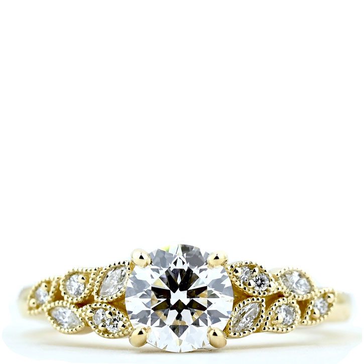 Ethical diamond engagement ring designed by Abby Sparks Jewlery