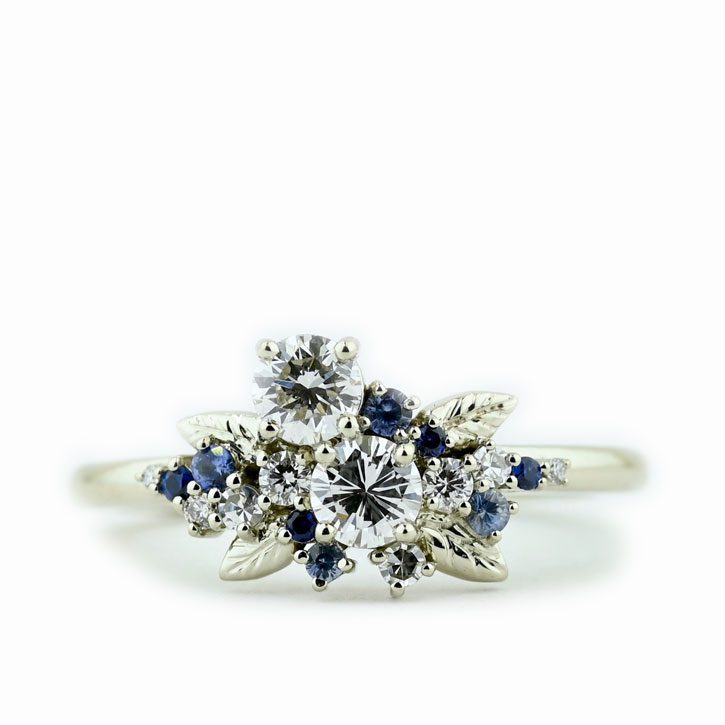 Diamond Bouquet Cluster Ring