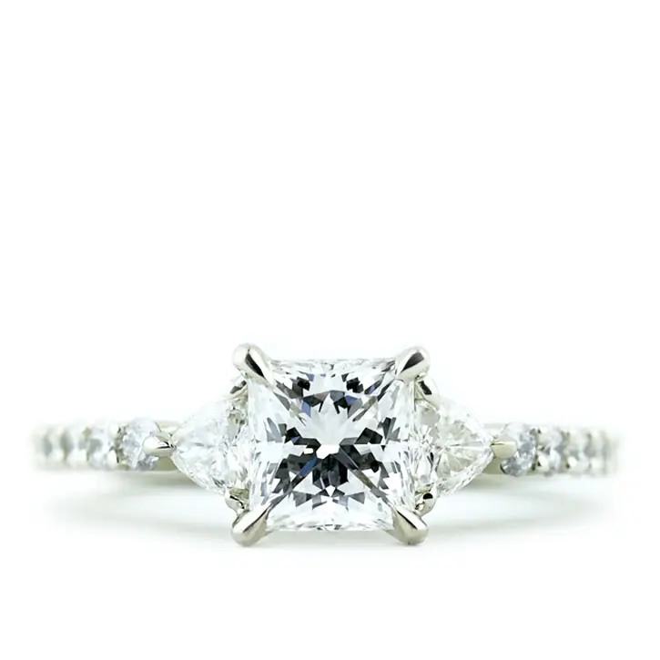 Lab Grown Princess Cut Ring